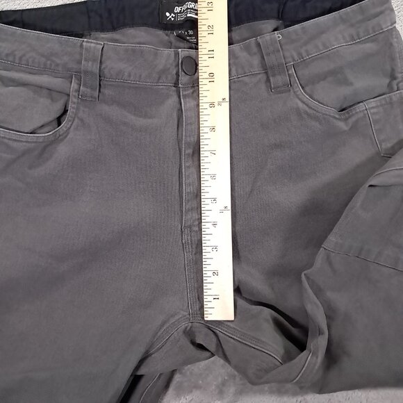Off The Grid Trailblazer Pant Men 38x30, Tag 34x30 Gray Stretch Cotton Utility - Picture 12 of 15